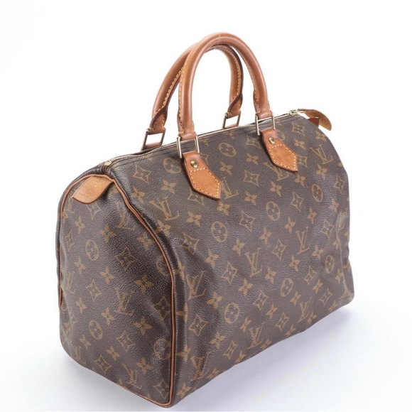 Louis Vuitton • Classic Monogramm Logo Speedy 30 EXC. Condition - Picture 2 of 7